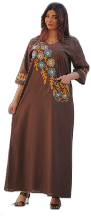 عباية بنية كلاسيكية