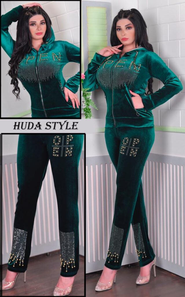 طقم مخمل نسائي HS-115
