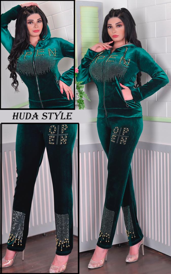 طقم مخمل نسائي HS-115